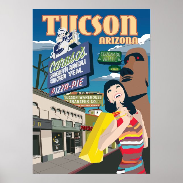 Poster Quarta Avenida 28"x20", Tucson (Frente)
