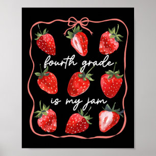 Poster Quarta Série É Minha Geleia Morango Coquette De Vo