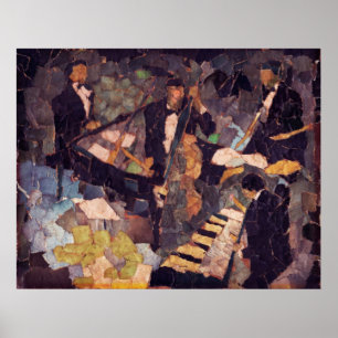Pôster Quarteto do jazz