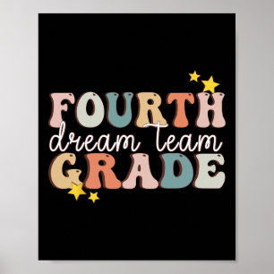 Poster Quarto Ano Equipe dos Sonhos Último Dia do 4º Ano