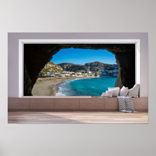 Poster Quarto com vista. (Frente)