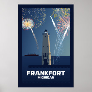Pôster Quarto da celebração de julho, Frankfort, Michig