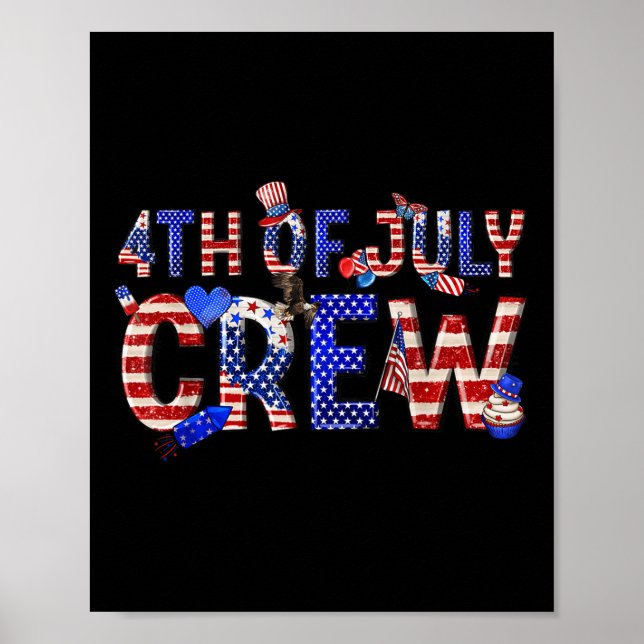 Poster Quarto De Julho, Tripulação Que Corresponde À Famí (Frente)