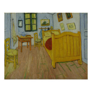 Pôster Quarto em Arles, Pintura a Óleo, Vincent Van Gogh