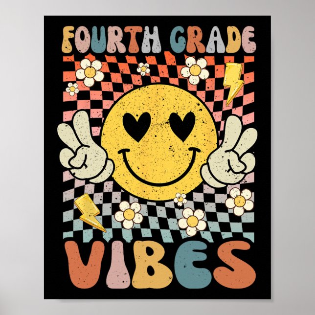 Poster Quarto Grau Vibes 4º Grau Professor Retro 1rua Dia (Frente)