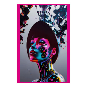 Pôster Quase Bebendo morto da nova coca nos anos 80