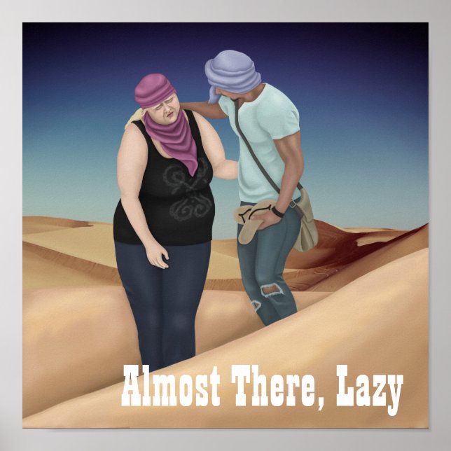 Poster Quase Lá, Preguiçoso (Frente)
