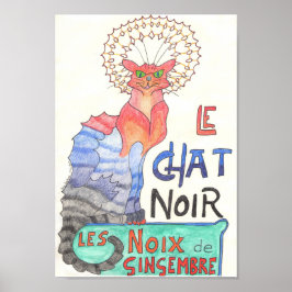Poster Quase Le Chat Noir, Ginger Loucos