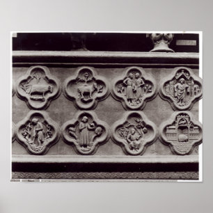 Pôster Quatrefoils com os sinais do zodíaco