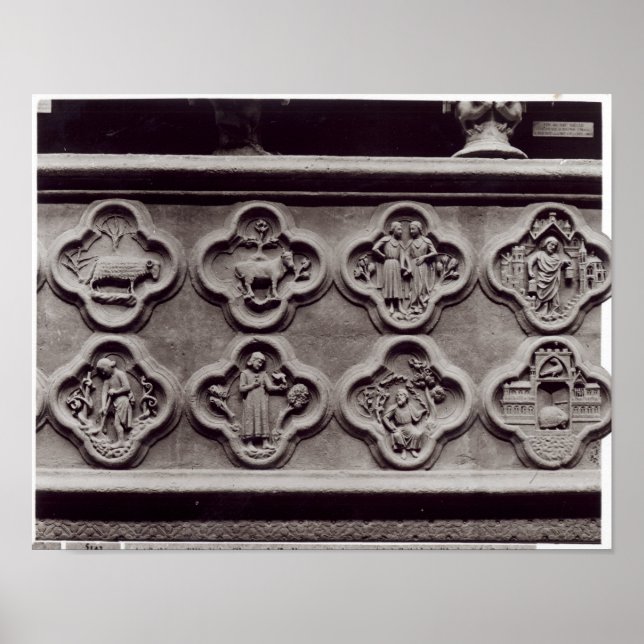 Pôster Quatrefoils com os Sinais do Zodique (Frente)