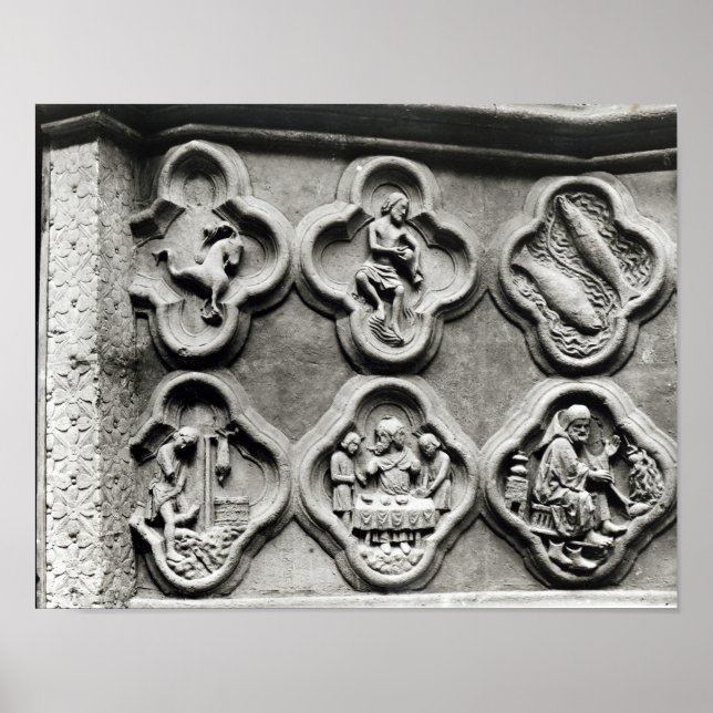 Poster Quatrefoils with the Signs of the Zodiac (Frente)