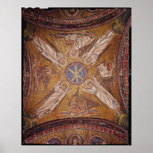 Pôster Quatro anjos com os símbolos