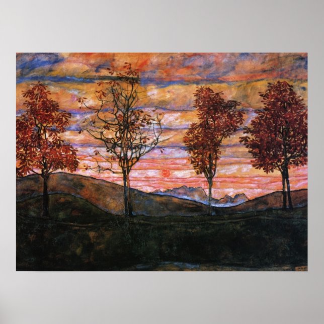 Poster Quatro Árvores (Frente)