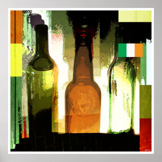 Pôster Quatro campos verdes