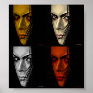 Poster Quatro caras
