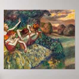 Poster Quatro Dançarinos | Edgar Degas |