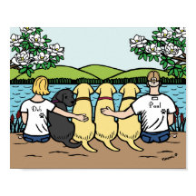 Quatro Labradores e Pais Lago View