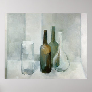 Pôster Quatro Objetos de Vidro
