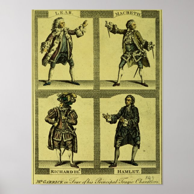 Pôster Quatro papéis trágicos (Frente)