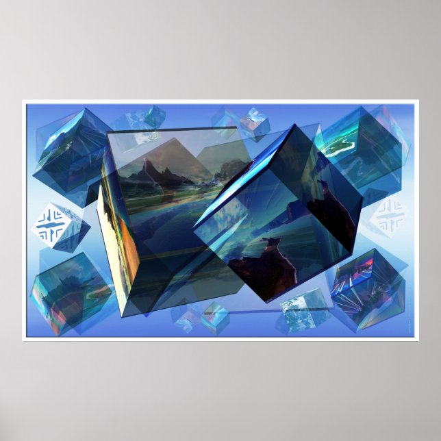 Pôster Qubismo (Frente)