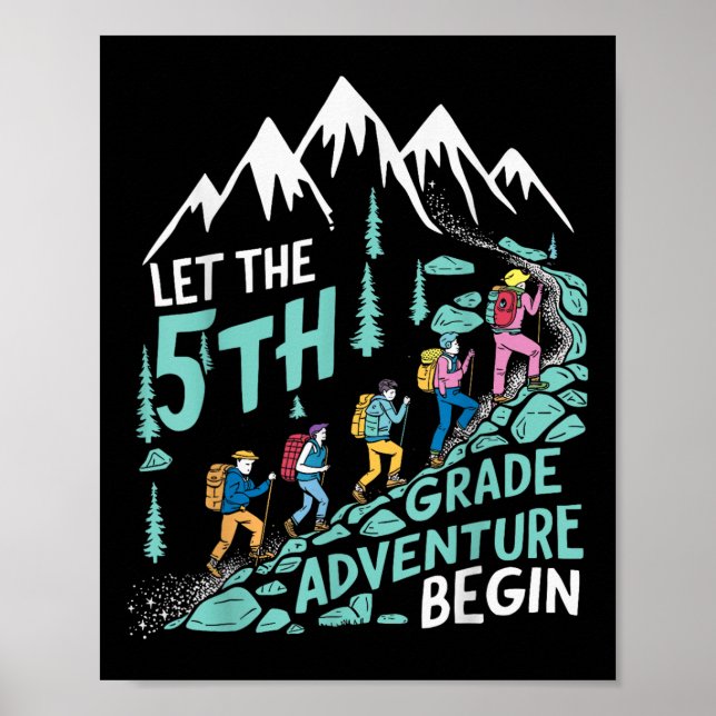 Poster Que A Aventura De 5 Comece De Quinto Grau (Frente)