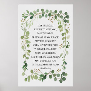 Poster Que a estrada suba para conhecê-lo