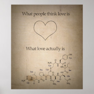 Pôster Que amor olha realmente como