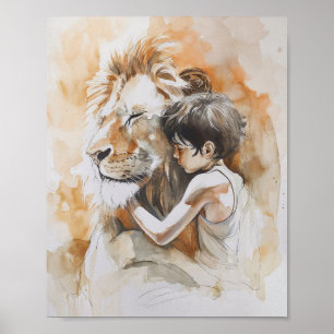 Poster Que as Crianças Pequenas Venham a Mim - Jesus, o L