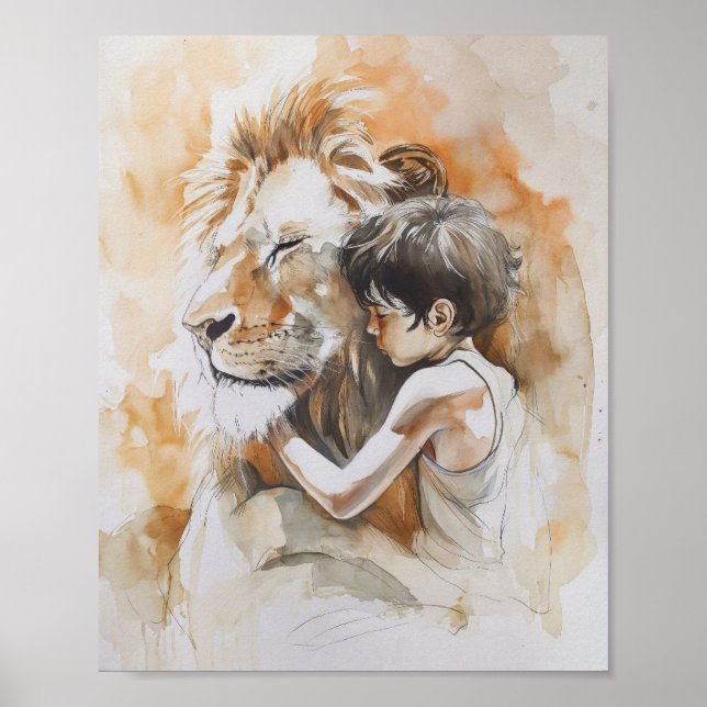 Poster Que as Crianças Pequenas Venham a Mim - Jesus, o L (Frente)