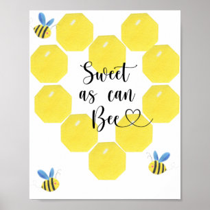 Poster Que Bela Abelha. Festa de abelhas