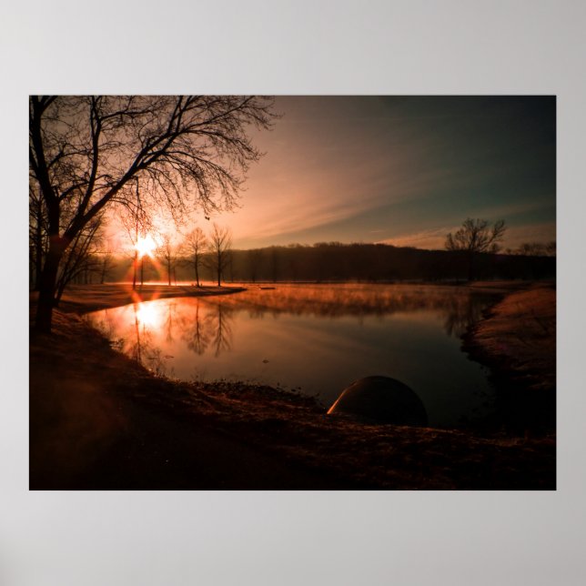 Poster Que belo nascer do sol! (Frente)