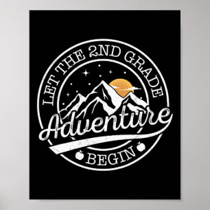 Poster Que Comece a Aventura da 2ª Série Retro Primeiro D