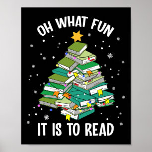 Poster Que Divertido É Ler O Amor Do Livro De Árvore De N