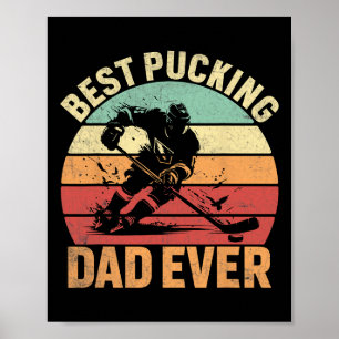 Poster Que Diz Melhor Pai Pucking de Todos os Tempos - Pi