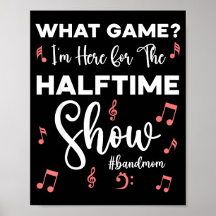 Poster Que jogo aqui para o show do intervalo banda fofa