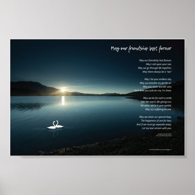 Pôster Que nossa amizade dure para sempre (Frente)