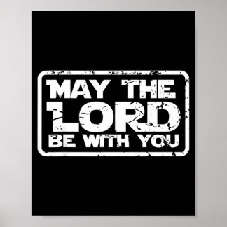 Poster Que O Senhor Esteja Com Cristão Cristianismo Engra