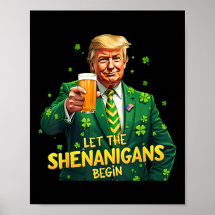 Poster Que Os Shenanigans Comecem A Rua Engraçada Patrick