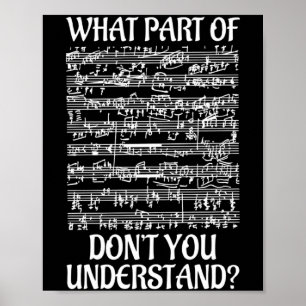 Poster Que Parte Da Música Você Não Entende Música _