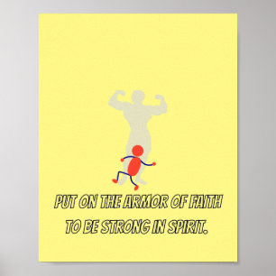 Poster que seja forte no espírito,