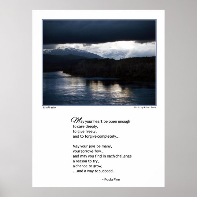 Pôster Que seu coração esteja aberto...Poster (Frente)