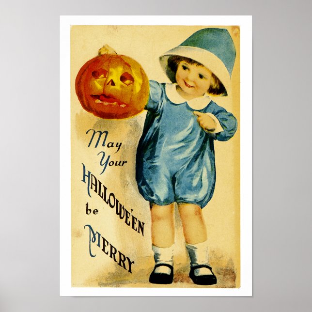 Poster Que Seu Halloween Seja Feliz (Frente)