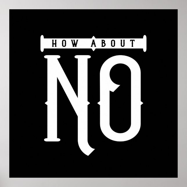 Poster Que Tal Nenhuma Tipografia (Frente)