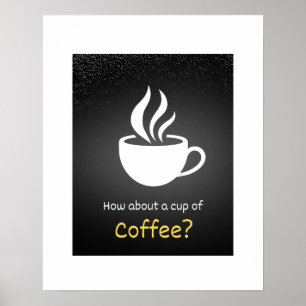 Poster Que tal uma xícara de café?