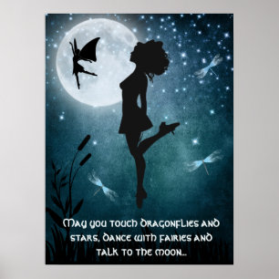 Poster Que você dança com fadas Calçado de Duro de dança 