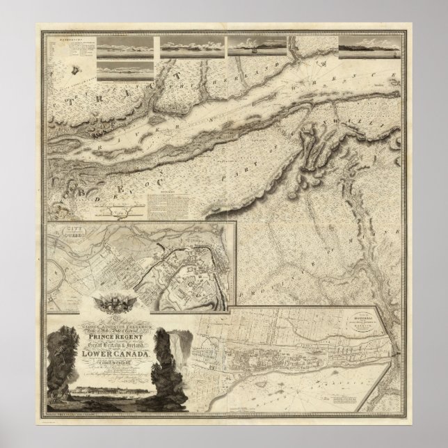 Poster Quebec, Canadá (Frente)