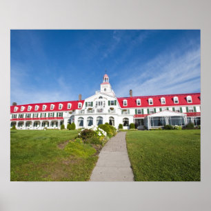 Pôster Quebec, Canada. Historic Hotel Tadoussac