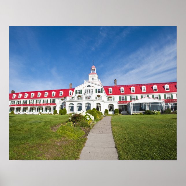 Pôster Quebec, Canada. Historic Hotel Tadoussac (Frente)