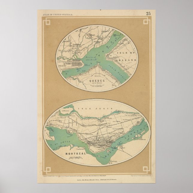 Pôster Quebec e seus Ambientes (Frente)