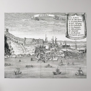 Pôster Quebeque, após o La Potherie